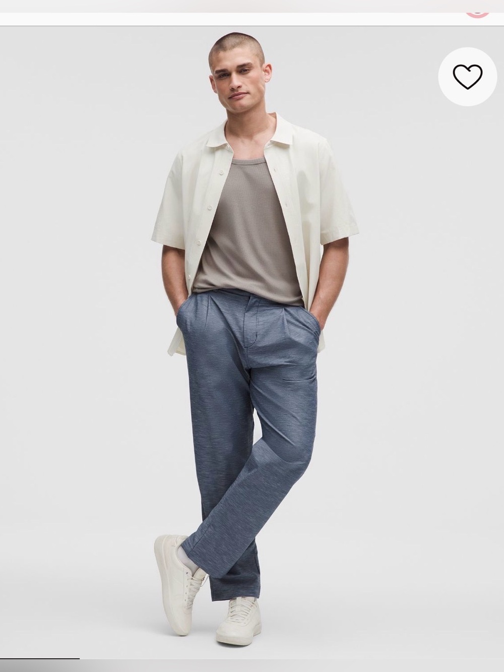 Lululemon Linen Pleated Regular Trouser Regular For Summer